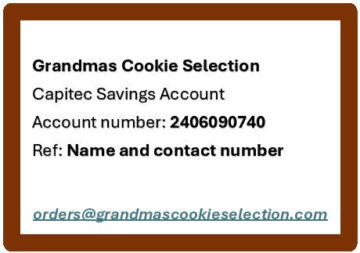Bank account details